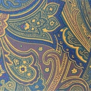 Ralph Lauren Frazier Paisley King Pillow Sham Olive Green Burgundy Blue New NWT